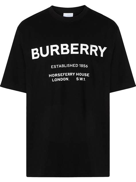 burberry black t shirt price|burberry shirt sale men's.